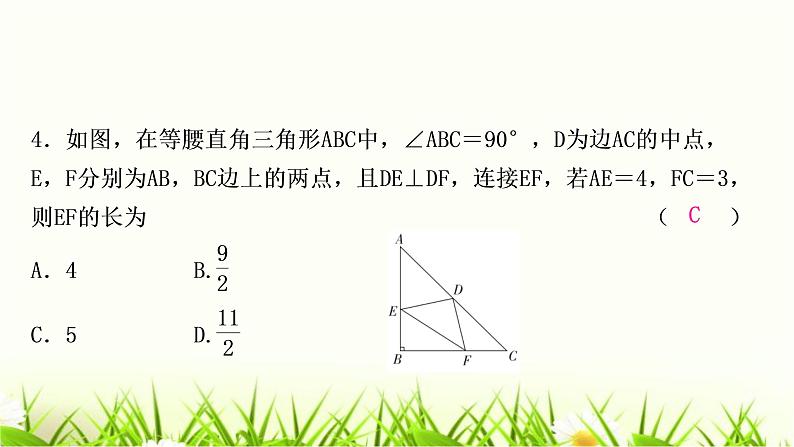 中考数学复习方法技巧突破(二)“中点”之六大模型作业课件05