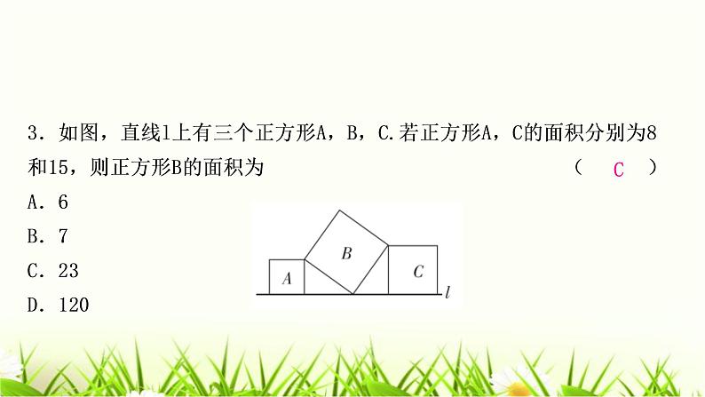 中考数学复习方法技巧突破(四)全等三角形之六大模型作业课件第4页