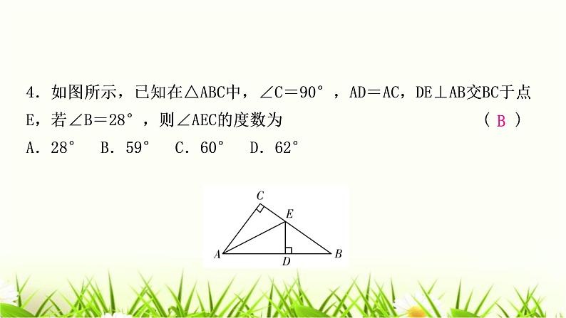 中考数学复习第四章三角形第四节全等三角形作业课件第5页