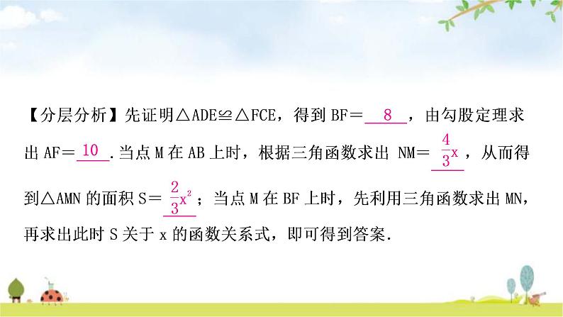 中考数学复习重难点突破三类型二：动态几何中函数图象的分析与判断教学课件03