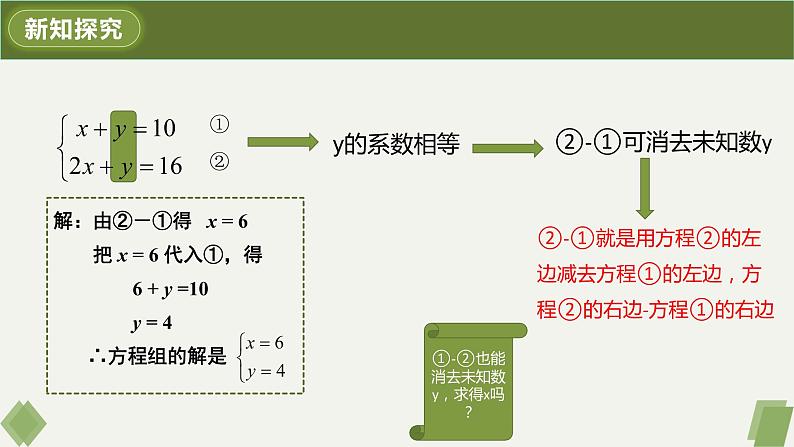 8.2消元——解二元一次方程组第2课时加减消元法件课件PPT第5页