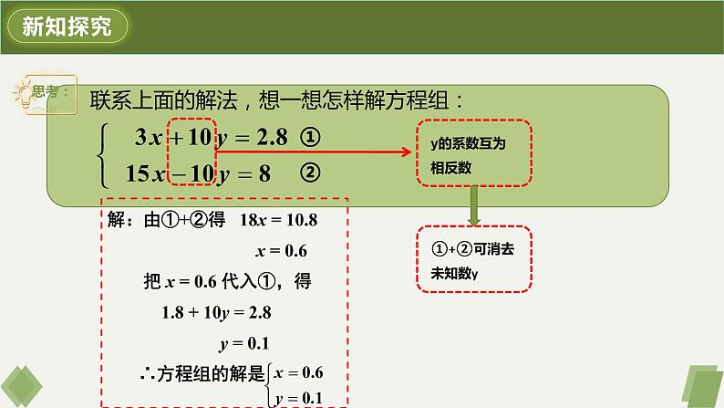 8.2消元——解二元一次方程组第2课时加减消元法件课件PPT第6页