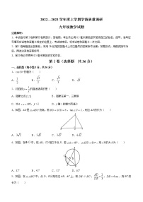 山东省临沂市莒南县2022-2023学年九年级上学期期末数学试题（含答案）