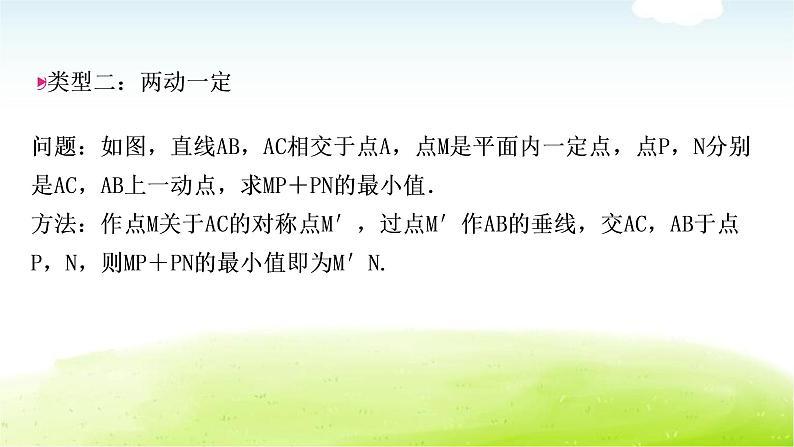 中考数学复习微专题(二)垂线段最短在最值问题中的运用教学课件05