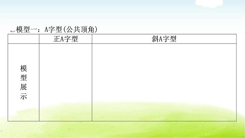 中考数学复习方法技巧突破(五)相似三角形之五大模型教学课件02