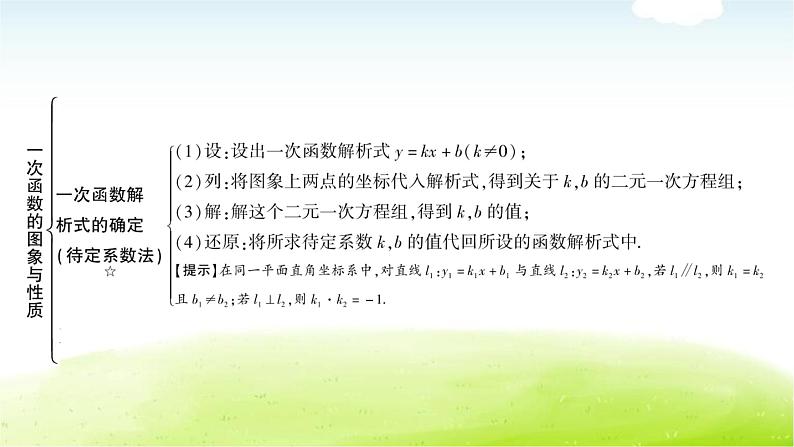 中考数学复习第二节一次函数的图象与性质教学课件第6页