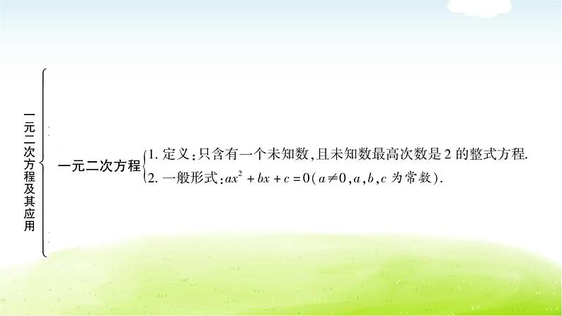 中考数学复习第二节一元二次方程及其应用教学课件第3页