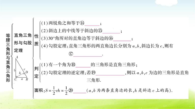 中考数学复习第三节等腰三角形与直角三角形教学课件第5页