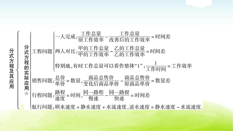 中考数学复习第三节分式方程及其应用教学课件第4页