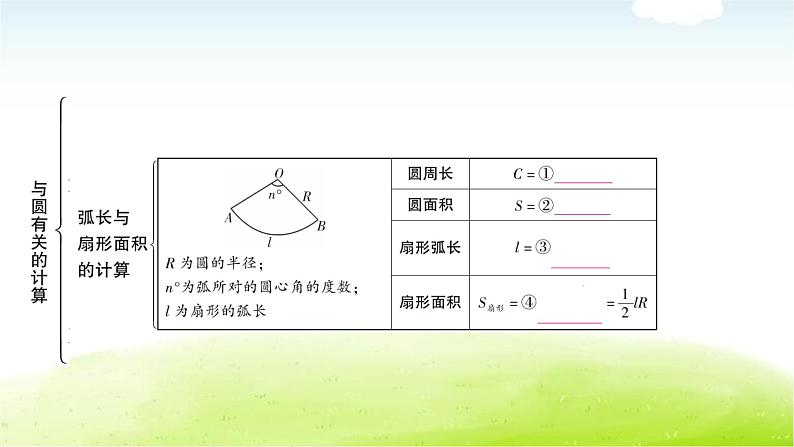 中考数学复习第三节与圆有关的计算教学课件03