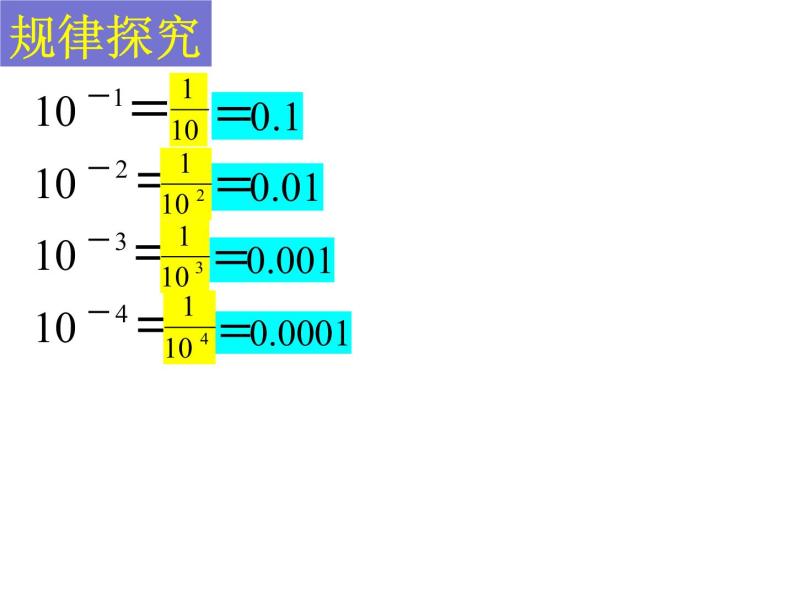 6.4零指数幂与负整数指数幂（第三课时）课件PPT05