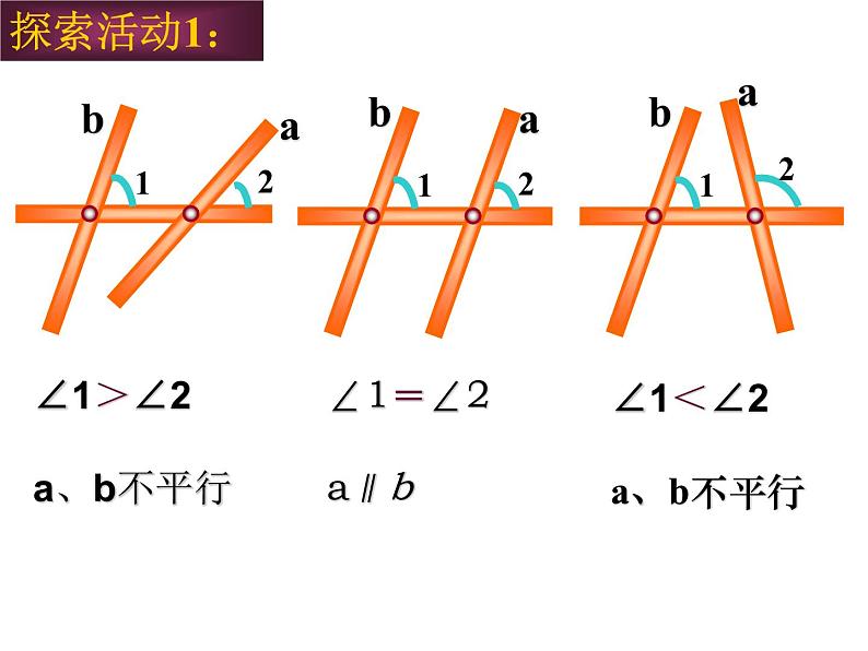 7.2探索直线平行的条件1课件PPT08