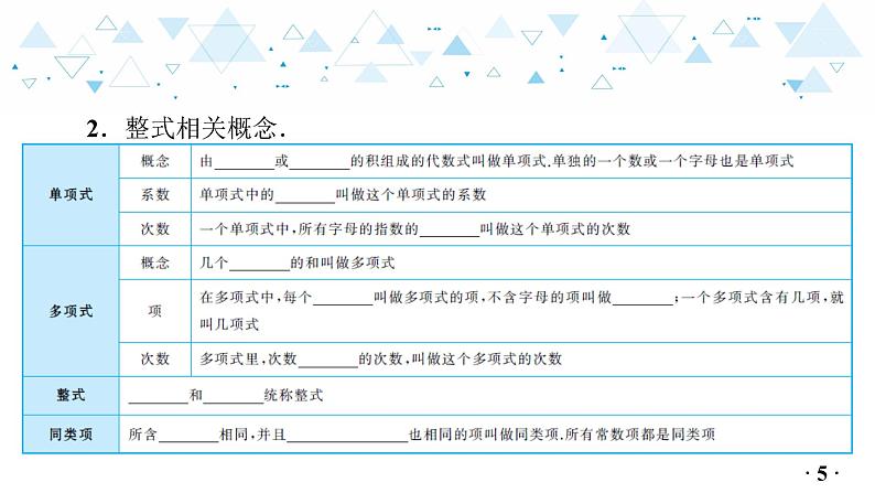 中考总复习数学 第一章  第 3 讲  整式课件06