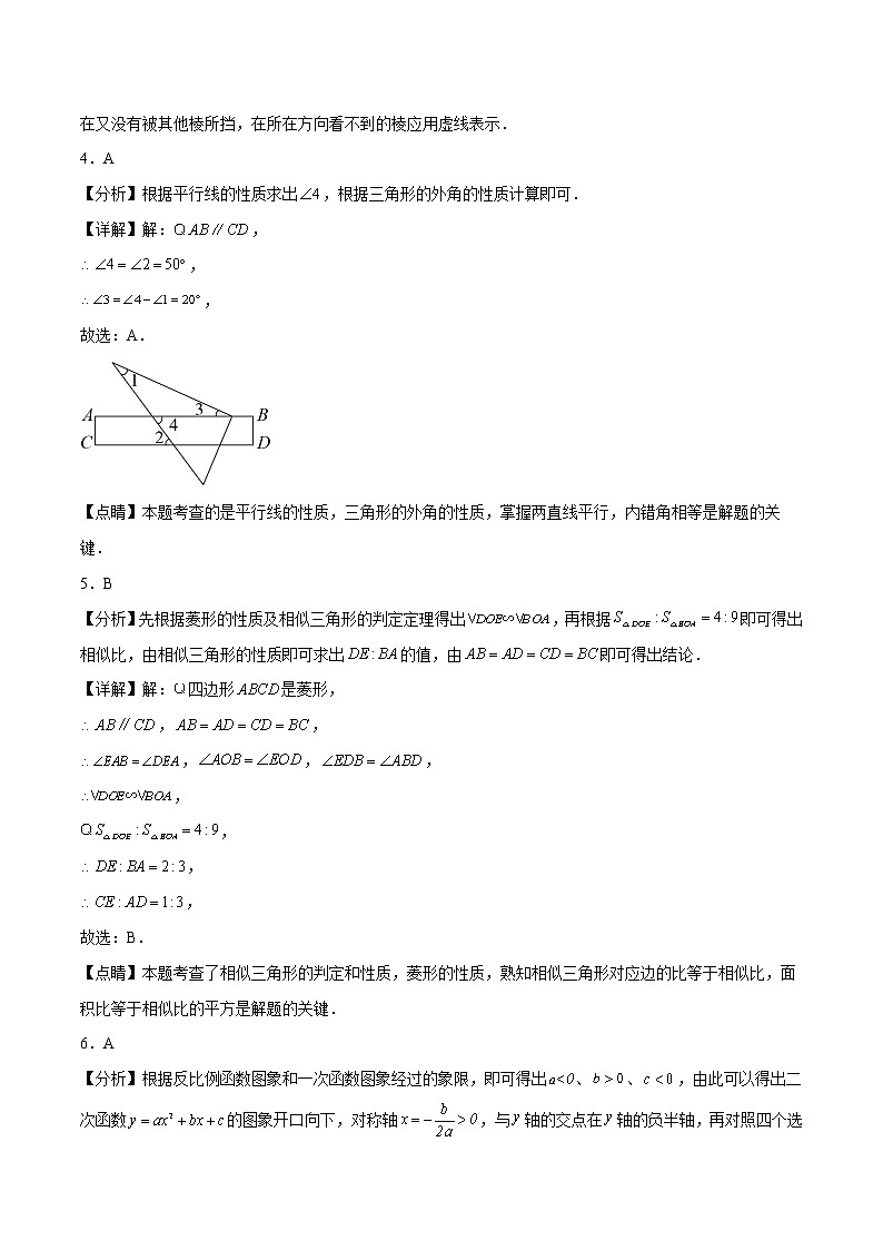 数学（江西卷）（全解全析）第2页