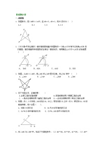 初中数学人教版八年级上册12.1 全等三角形综合训练题
