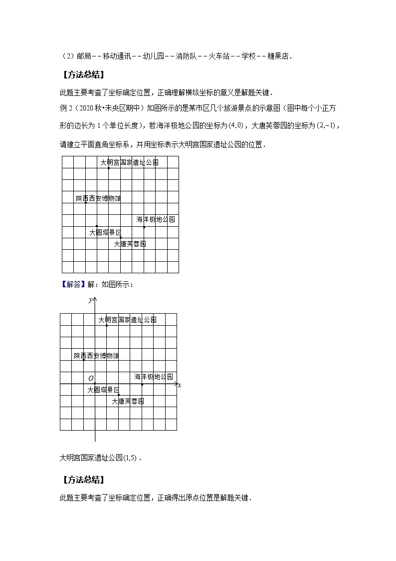 初一数学人教版春季班 第7讲 坐标方法的简单应用--基础班 试卷02
