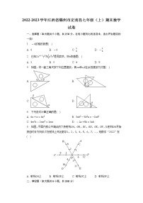 江西省赣州市定南县2022-2023学年七年级上学期期末数学试卷