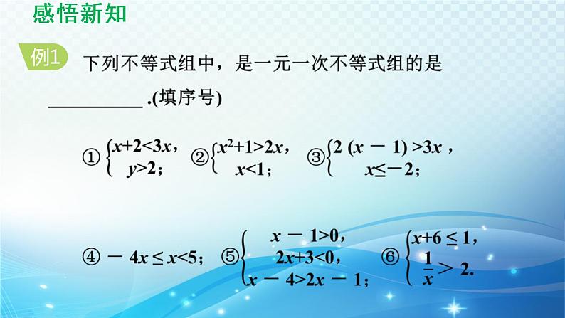 8.3 一元一次不等式组 华东师大版数学七年级下册导学课件第6页