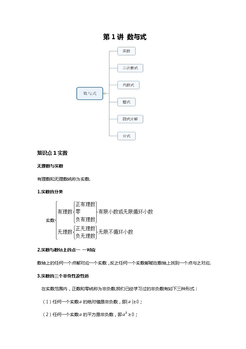第1讲 数与式--提高班（教师版）第1页