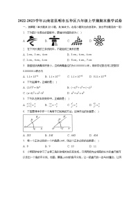 2022-2023学年云南省昆明市五华区八年级上学期期末数学试卷（含解析）