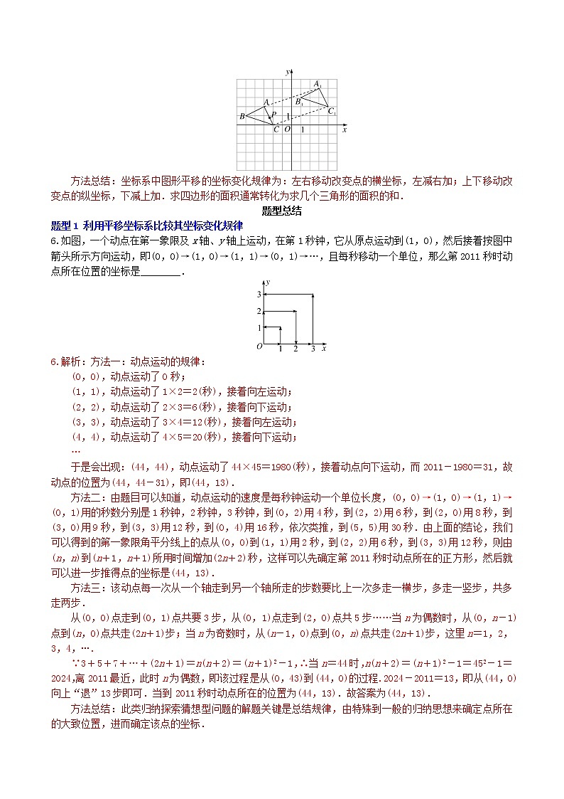 7.2.2用坐标表示平移（教案+课件+作业）-2022-2023学年七年级数学下册同步精品课件（人教版）03