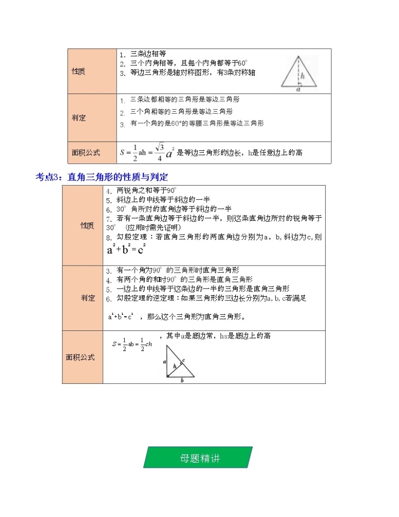 专题17  等腰三角形与直角三角形（考点解读）（全国通用）02