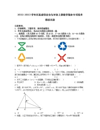 2022-2023学年河北省保定市九年级上册数学期末专项提升模拟试卷（含解析）