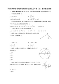 2022-2023学年河南省南阳市淅川县九年级（上）期末数学试卷（含解析）