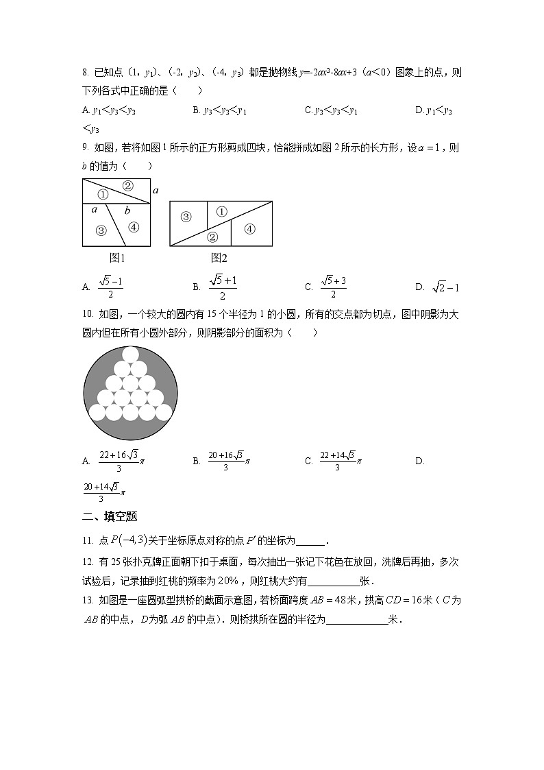 2023年湖北省武汉市华中科技大学附属中学九年级数学二调模拟卷（原卷版）第2页