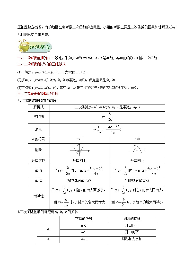 中考数学考点一遍过 考点11 二次函数第2页