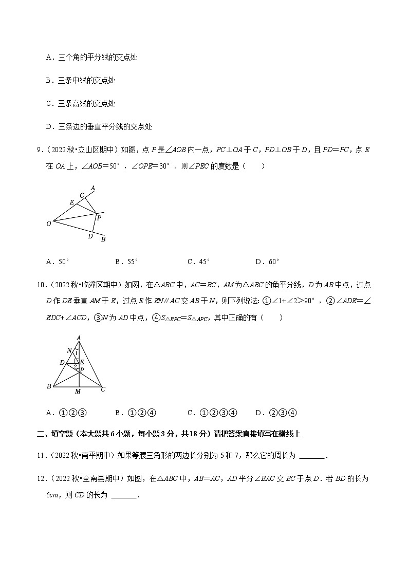 专题5.3简单的轴对称图形专项提升训练（原卷版）第3页