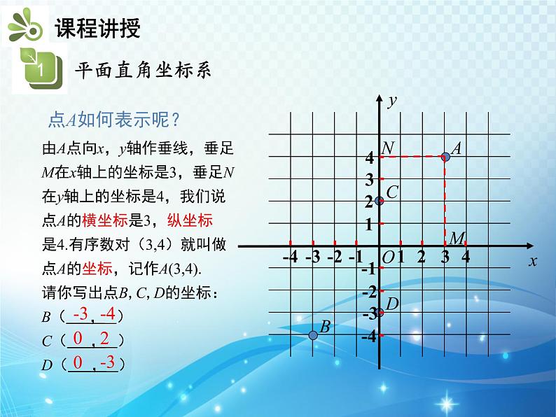 7.1.2 平面直角坐标系 人教版七年级数学下册教学课件第8页