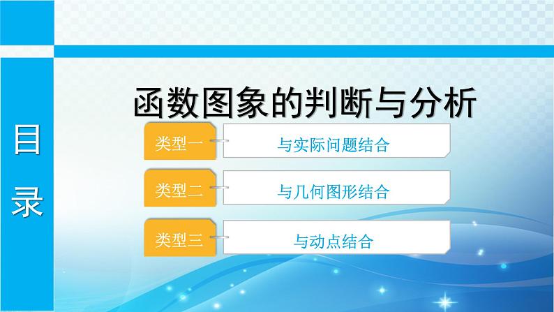 中考数学专项突破之函数图象的判断与分析 课件01