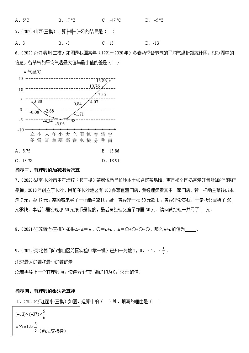 【微点·一轮考点】考向02 有理数的运算-2023届中考数学一轮复习考点专题复习大全（全国通用）第3页