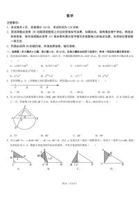 江苏省南京市树人学校2022-2023学年九年级下学期第一次月考数学卷