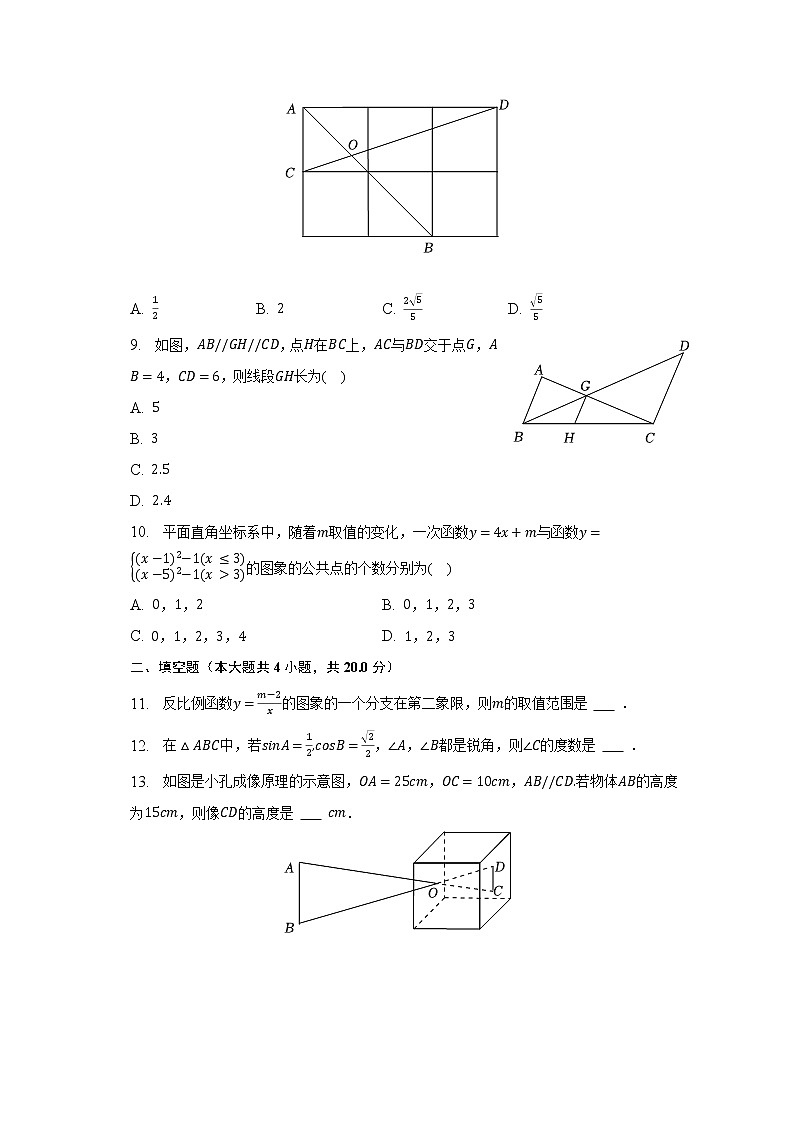 2022-2023学年安徽省宣城市九年级（上）期末数学试卷（含解析）第3页
