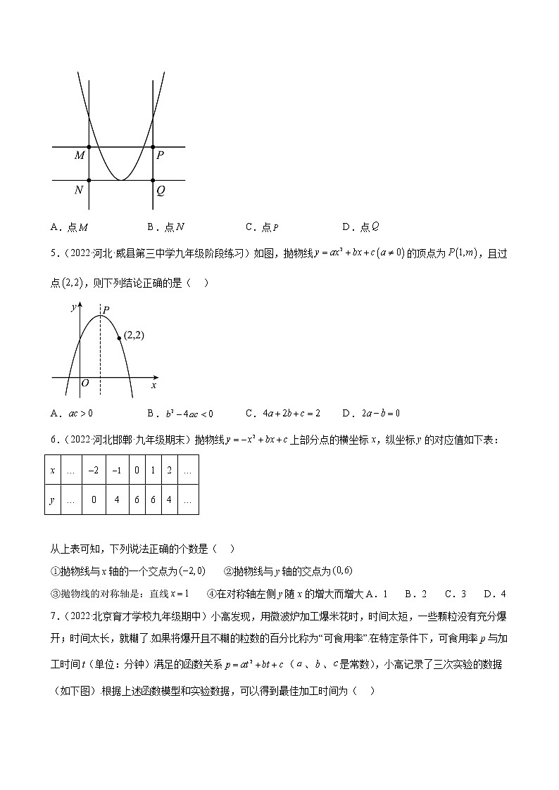 第三十章 二次函数（基础卷）——2022-2023学年九年级下册数学单元卷（冀教版）（原卷版+解析版）02