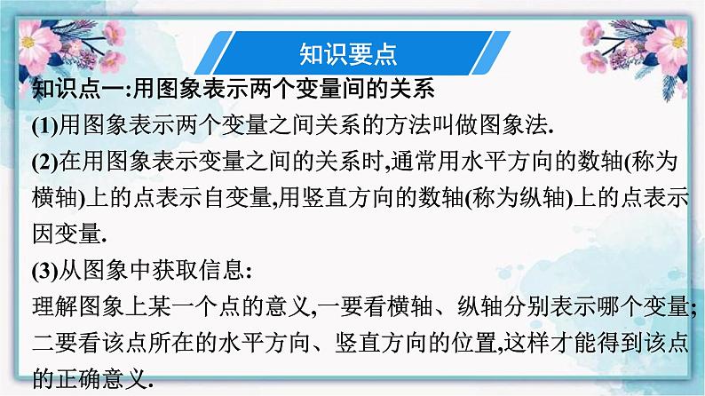 3.3 用图象表示的变量间关系 北师大版七年级数学下册课件04