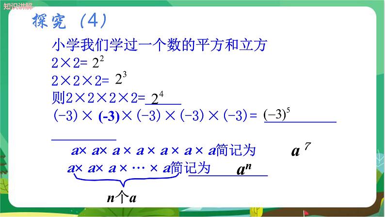 泸科数学七上 1.6　有理数的乘方（第1课时）） PPT课件+教案07