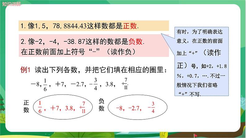 华东师大数学七上 2.1.1正数和负数 PPT课件+教案08