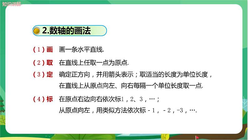 华东师大数学七上 2.2.1数轴 PPT课件+教案08