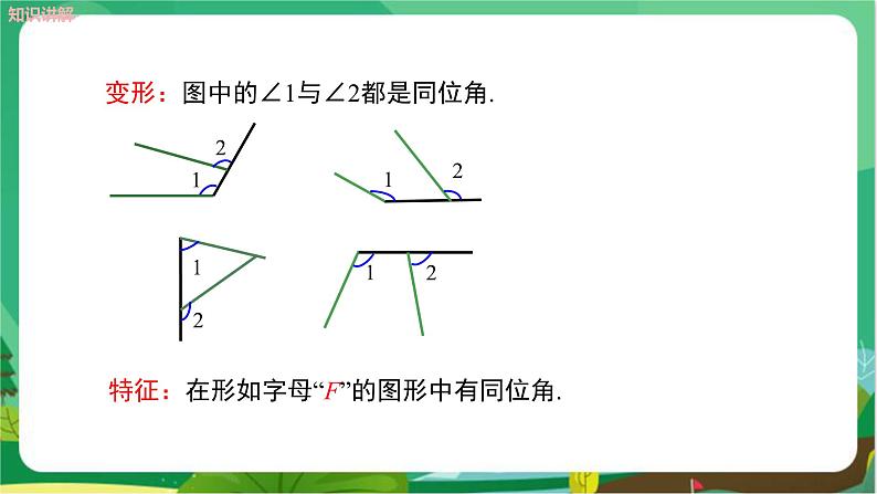 5.1.3同位角、内错角、同旁内角第8页