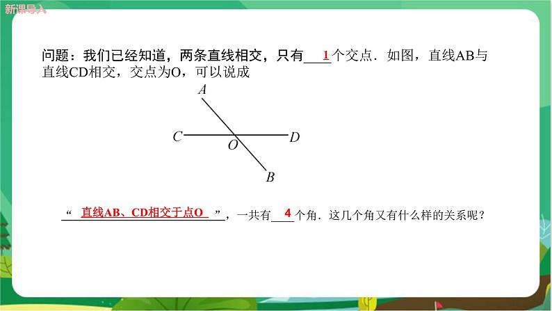 华东师大数学七上 5.1.1对顶角 PPT课件+教案05