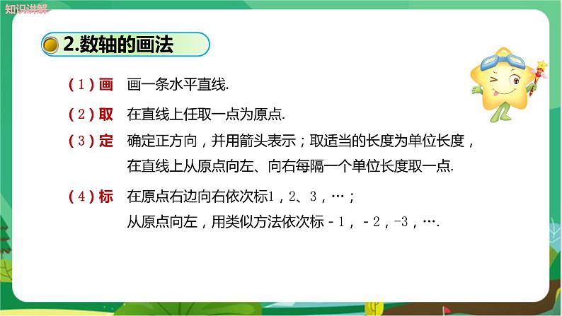 教学课件：七上·湘教·1.2数轴、相反数与绝对值（第1课时 数轴）第7页