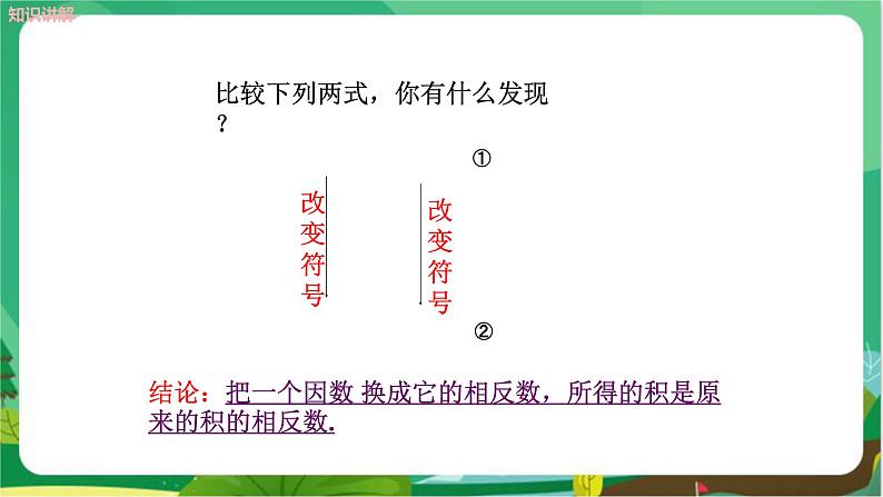 湘教数学七上 1.5.1 有理数的乘法（第1课时　有理数的乘法法则） PPT课件+教案05