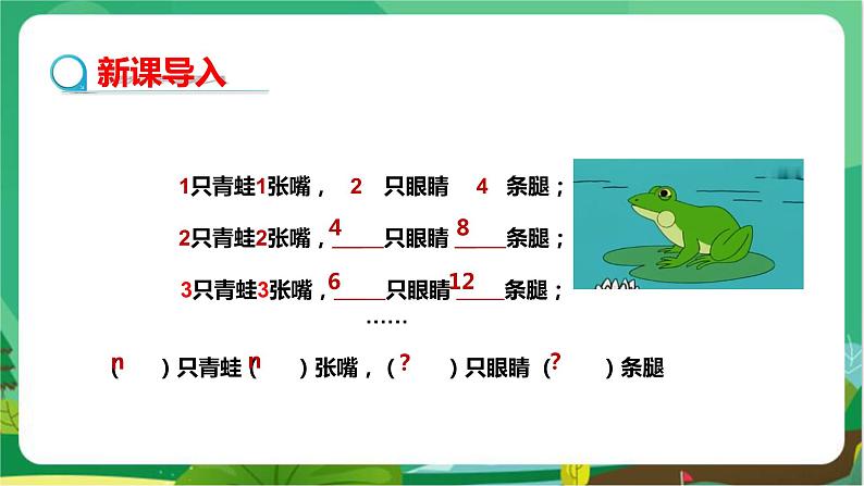 湘教数学七上 2.1用字母表示数 PPT课件+教案03