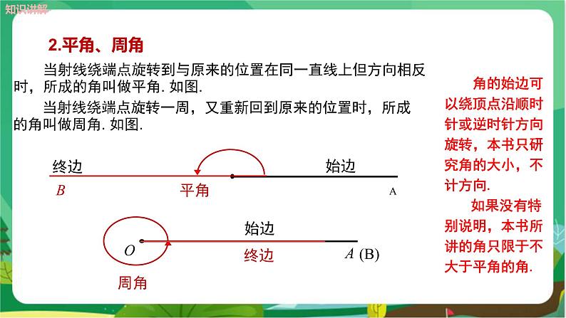 湘教数学七上 4.3.1 角与角的大小比较 PPT课件+教案06