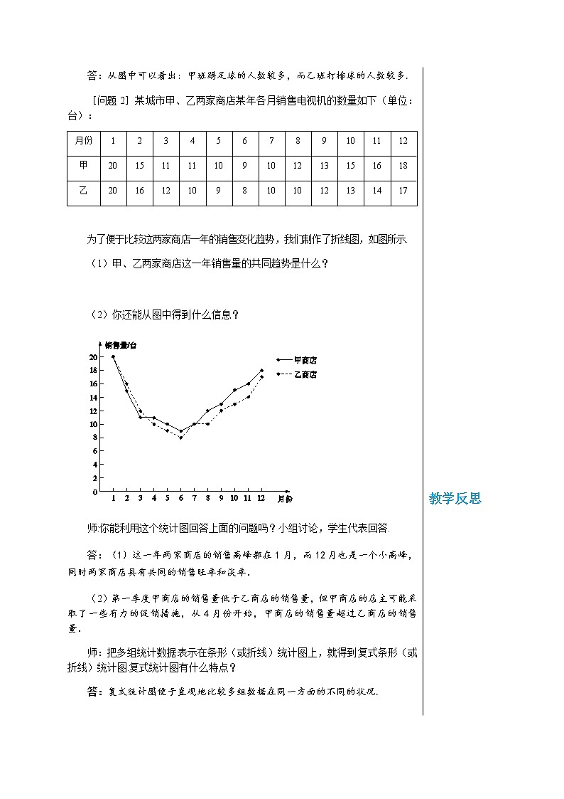5.2统计图 （第2课时复式统计图与统计图的选择）第2页