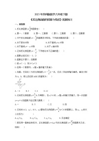 数学八年级下册11.2 反比例函数的图象与性质课时训练