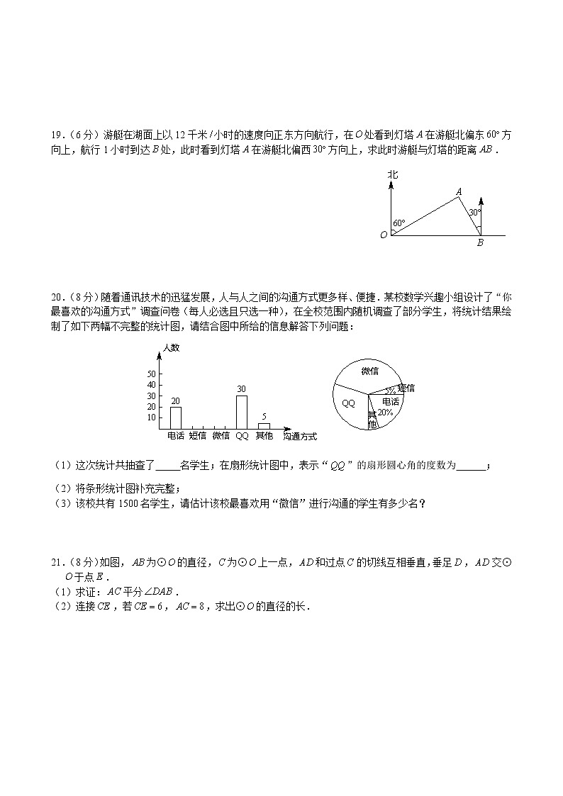 湖南省长沙市2020-2021-2九下中雅期中考试（带答案解析）03
